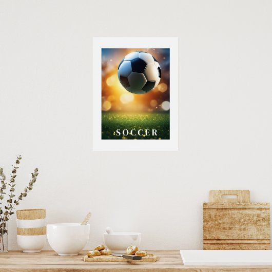 Poster de football (Cuisine)