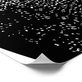 Poster de football - Black Modern Minimal Sports (Coin)