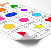 Poster de formes 2D (Coin)