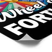 Poster De Fortune Vêtements Roue De Fête des pères De For (Coin)