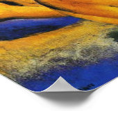 Poster de Franz Marc Little Yellow Hors (Coin)