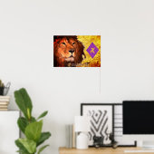 Poster de fréquence de lion (Bureau à domicile)