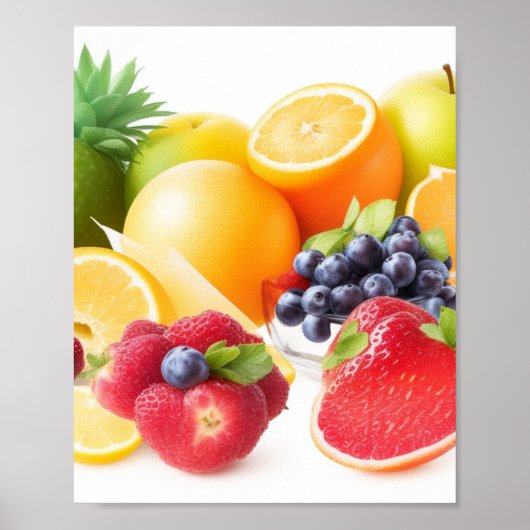 Poster de fruits exotiques Wall Art (Devant)