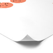 Poster de fruits mignons Imprimer (Coin)