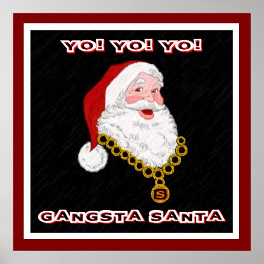 Poster de Gangsta Père Noël (Devant)
