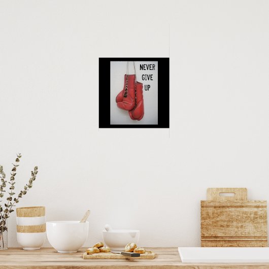 Poster de gants de boxe (Cuisine)