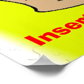 Poster de gâteau d'anniversaire (Coin)