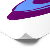 Poster de gâteau d'anniversaire rose géant (Coin)