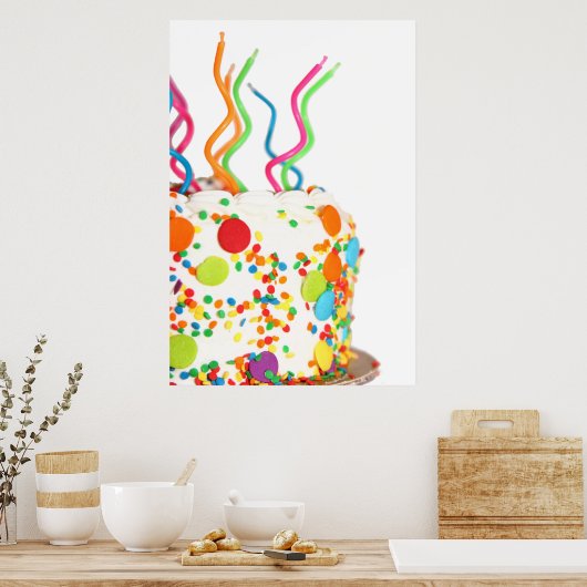 Poster de gâteaux mignons (Cuisine)