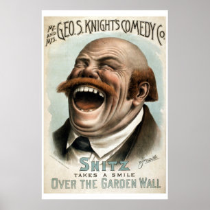 Poster de Geo H White's Comedy Co Théâtre Vintage