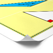 Poster de géométrie : Types de triangles (Coin)