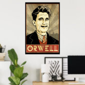 Poster de George Orwell (Bureau à domicile)