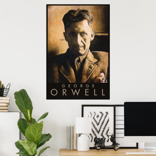 Poster de George Orwell (Bureau à domicile)