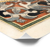 Poster de Gerard Mercator sur la carte du monde (Coin)