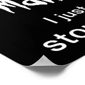 Poster de gestion de la colère - Texte blanc sur n (Coin)