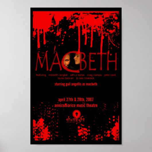 Poster de Ghostlight Macbeth (Devant)