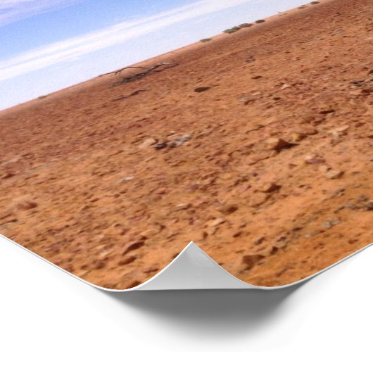 Poster de Gidyea dans le désert de Simpson (Coin)