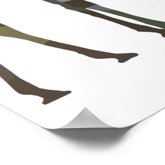 Poster de girafe en écaille (Coin)