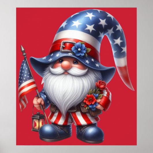 Poster de Gnome Patriotique (Devant)
