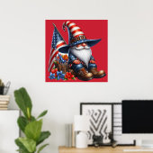 Poster de Gnome Patriotique (Bureau à domicile)