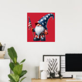 Poster de Gnome Patriotique (Bureau à domicile)