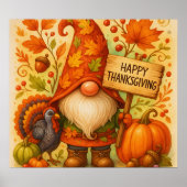 Poster de Gnome Thanksgiving (Devant)