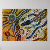 Poster de goanna Dreaming (Devant)