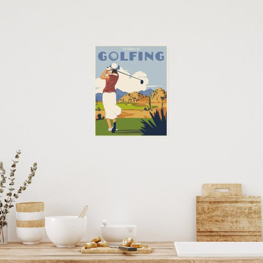 Poster de golf (Cuisine)