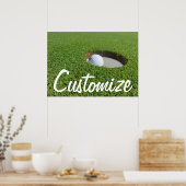 Poster de golf customisé (Cuisine)