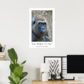 Poster de Gorilla amusant ! (Bureau à domicile)
