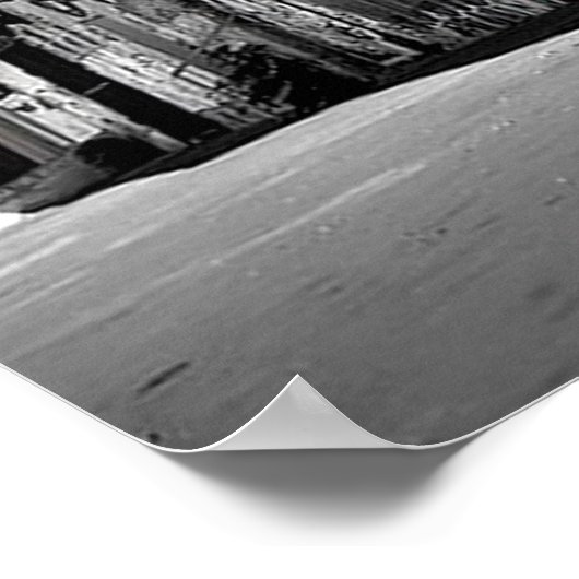 Poster de graffitis d'art de rue rouge, noir et bl (Coin)