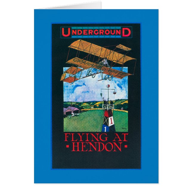 Poster de Grahame-White et de Plane au-dessus de l (Devant)