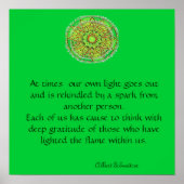 Poster de Gratitude Mandala (Devant)