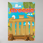 poster de Greece Travel. (Devant)
