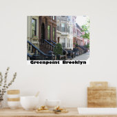 Poster de Greenpoint Brooklyn Imprimer sur toile (Cuisine)