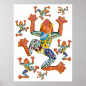 Poster de grenouilles (Devant)