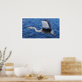 Poster de Grey Heron en vol (Cuisine)