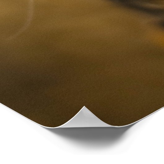 Poster de gros plan de Chihuahua mignon et drôle (Coin)