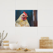 Poster de gros plan sur le poulet (Cuisine)
