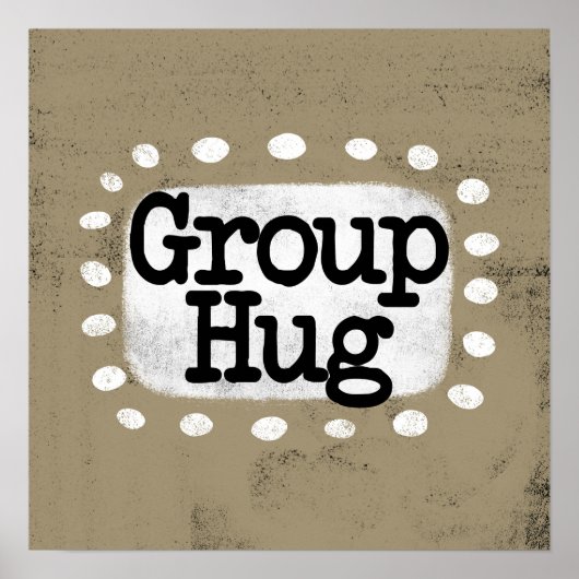 Poster de groupe Hug Poster Wall Art (Devant)