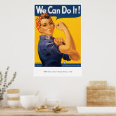 Poster de guerre-30 : Rosie Le Riveter (Cuisine)