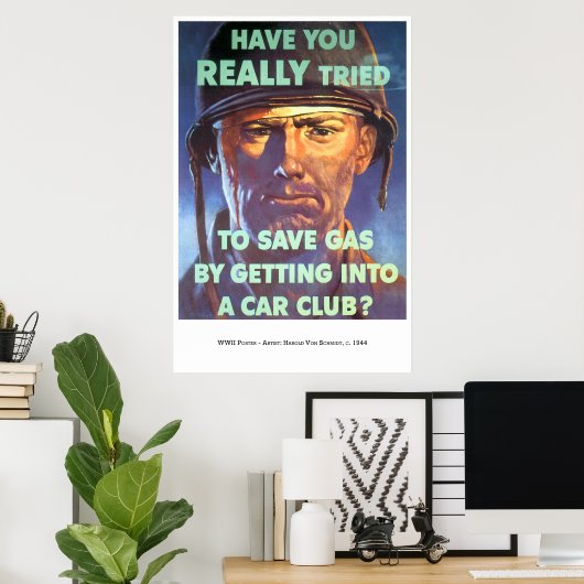 Poster de guerre 46 (Bureau à domicile)