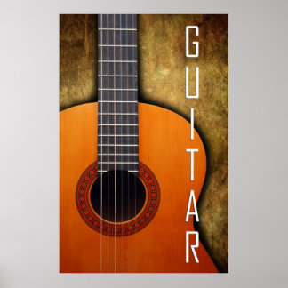 Poster de guitare
