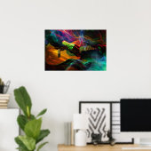 Poster de guitare (Bureau à domicile)