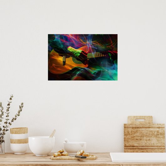 Poster de guitare (Cuisine)
