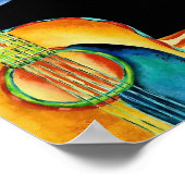 Poster de guitare (Coin)