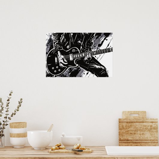 Poster de guitare (Cuisine)