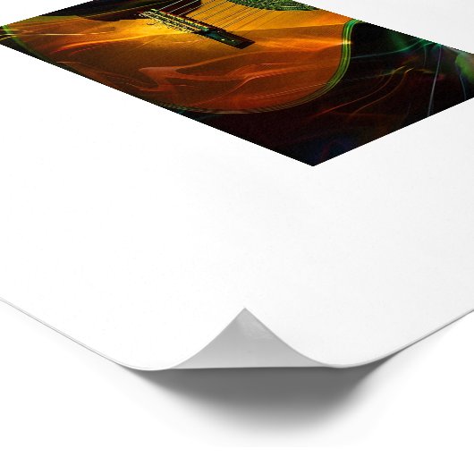 Poster de guitare (Coin)