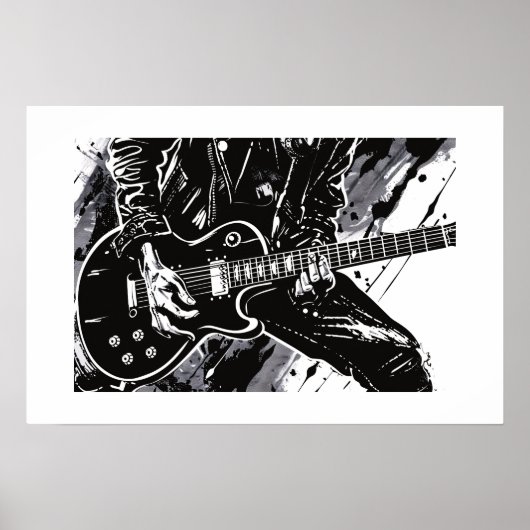 Poster de guitare (Devant)