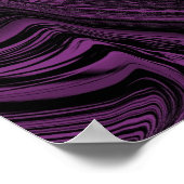 Poster de guitare Abstraite, Violet (Coin)